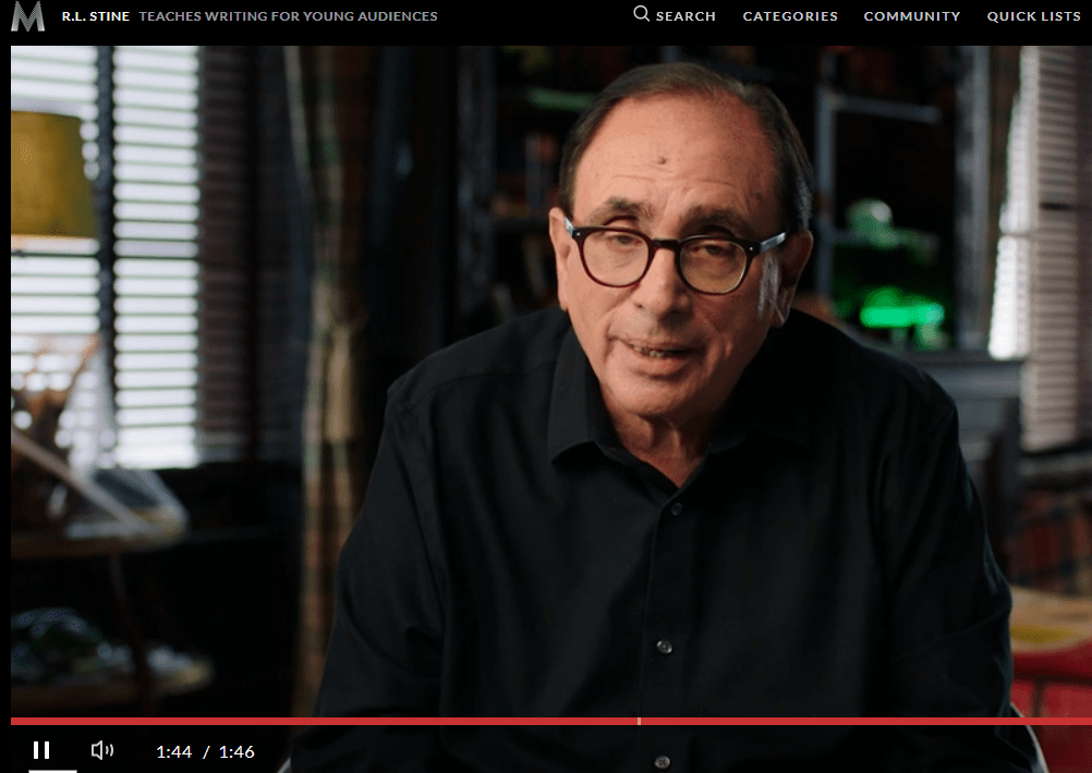 Class Review: R.L. Stine – Y.A. Writing