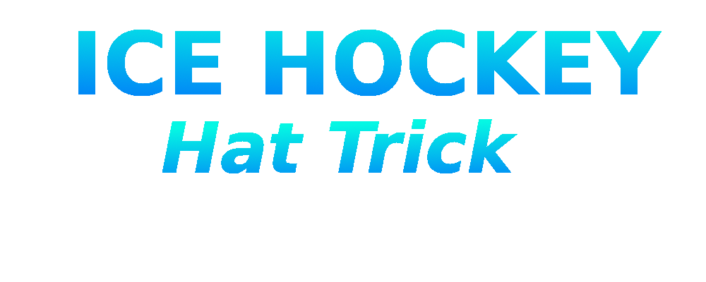 Ice Hockey Hat Trick Logo