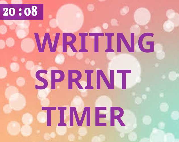 Word Sprint Timer – Bubbles