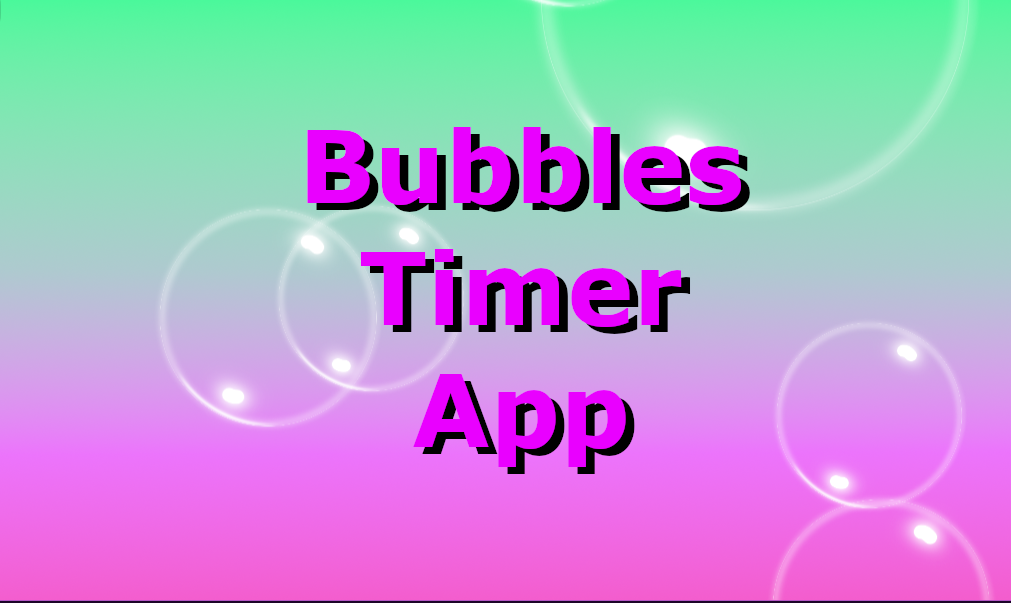 Vertical Bubbles Timer Screen Capture