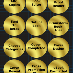 Digital Planner Stickers - Publishing Milestones for Authors
